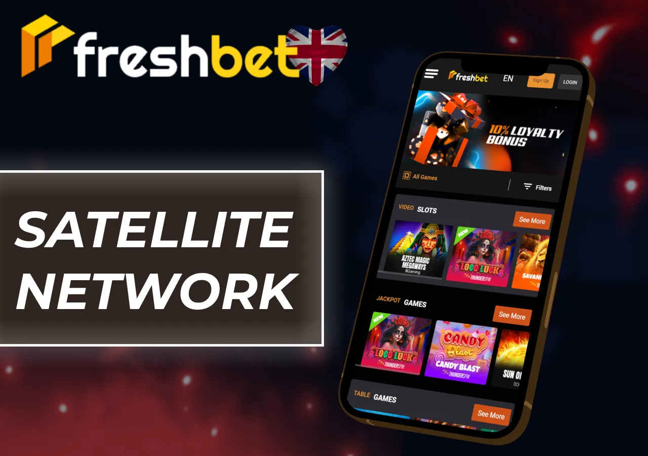 Description of the technical network and infrastructure ensuring stability and strong performance.